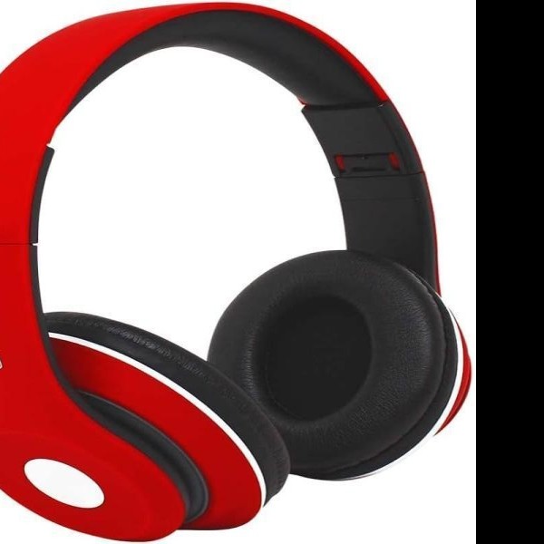 AUDIFONOS DIADEMA BT RUBBERIZED NBH-01 ROJO NECNON E.1